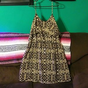 Cheetah print dress